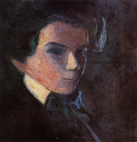 Self Portrait, Facing Right by Egon Schiele — hand-painted portrait oil painting reproduction on canvas