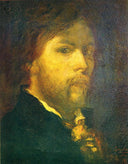 Self-portrait by Gustave Moreau — self oil painting wall art, Romanticism