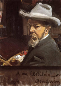 Self-Portrait by Joaquín Sorolla — hand-painted portrait oil painting reproduction on canvas