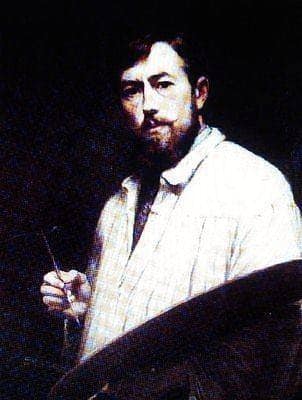 Self-Portrait by Leo Steel — hand-painted portrait oil painting reproduction on canvas