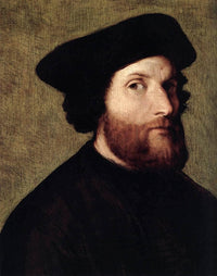Self-Portrait by Lorenzo Lotto — hand-painted portrait oil painting reproduction on canvas