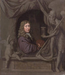 Self-portrait by Michiel van Musscher — male oil painting wall art, Baroque