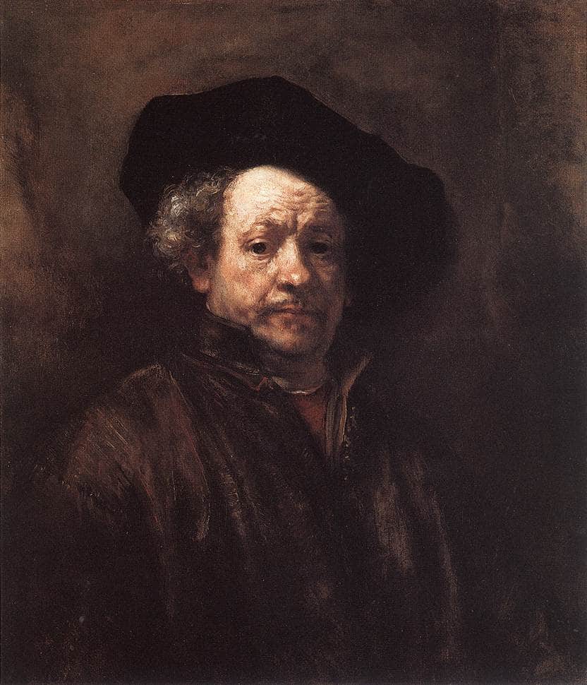 Self-portrait - Rembrandt