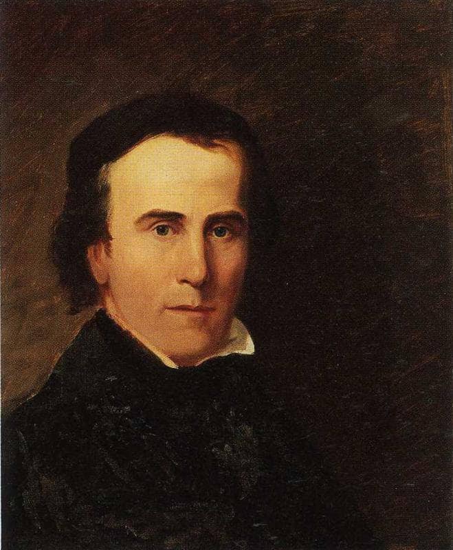 Self-Portrait by Thomas Cole — hand-painted portrait oil painting reproduction on canvas
