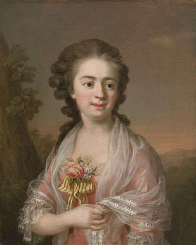 Self portrait by Ulrika Pasch — oil painting reproduction