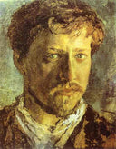 Self-Portrait by Valentin Serov — hand-painted portrait oil painting reproduction on canvas