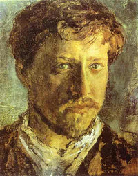Self-Portrait by Valentin Serov — hand-painted portrait oil painting reproduction on canvas