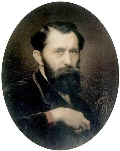 Self-portrait in home office