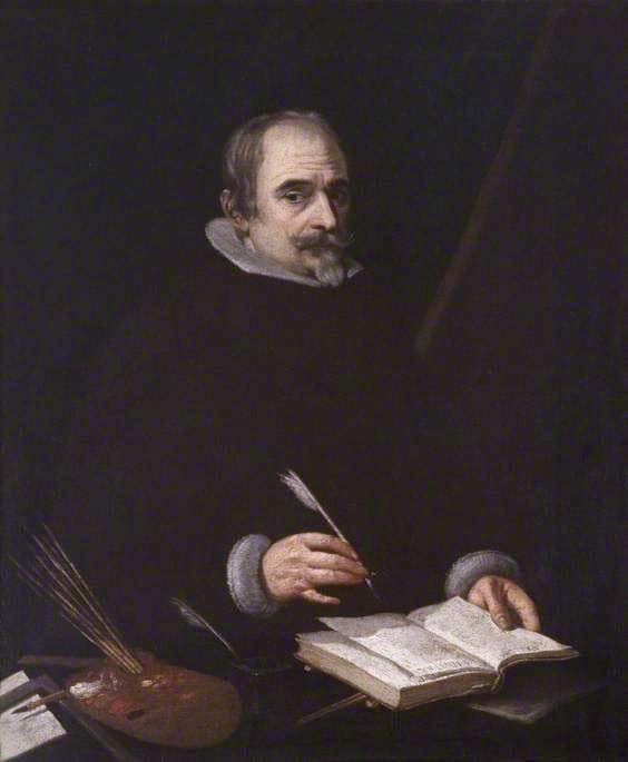 Self-portrait by Vicente Carducho — hand-painted portrait oil painting reproduction on canvas