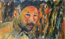 Self Portrait with a Beard by Pierre Bonnard — male oil painting wall art, Post Impressionism