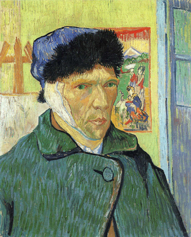 Self-portrait with bandaged ear - Vincent van Gogh