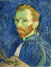 Self Portrait with Pallette by Vincent van Gogh — hand-painted portrait oil painting reproduction on canvas