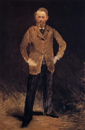 Self-portrait with skull-cap - Edouard Manet