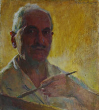 Self Portrait by Yeghishe Tadevosyan — hand-painted portrait oil painting reproduction on canvas