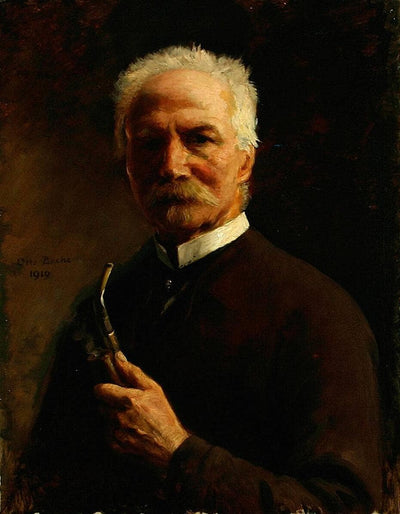 Self-Portrait in dining room