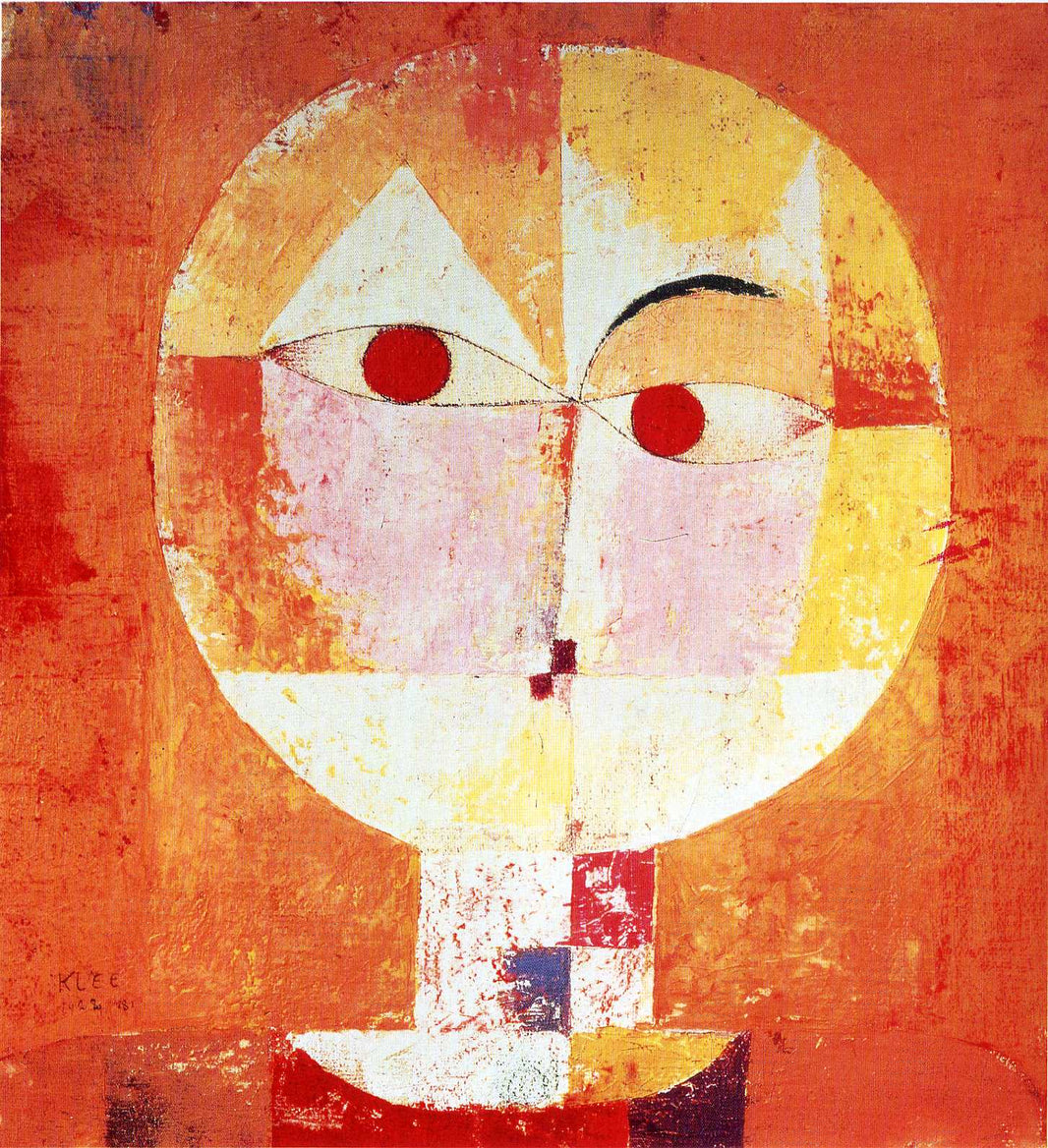 Senecio by Paul Klee — hand-painted abstract oil painting reproduction on canvas