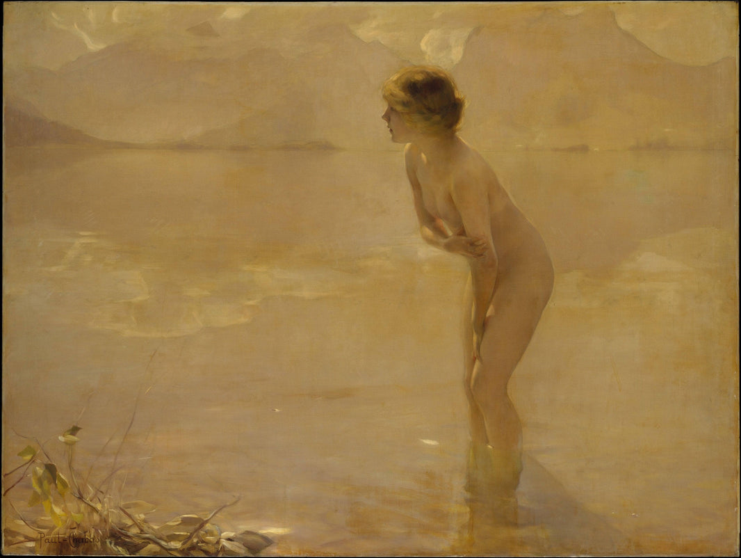 September Morn by Paul Émile Chabas — hand-painted portrait oil painting reproduction on canvas