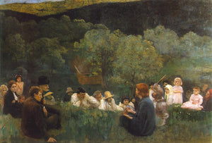 Sermon on the Mountain - Karoly Ferenczy