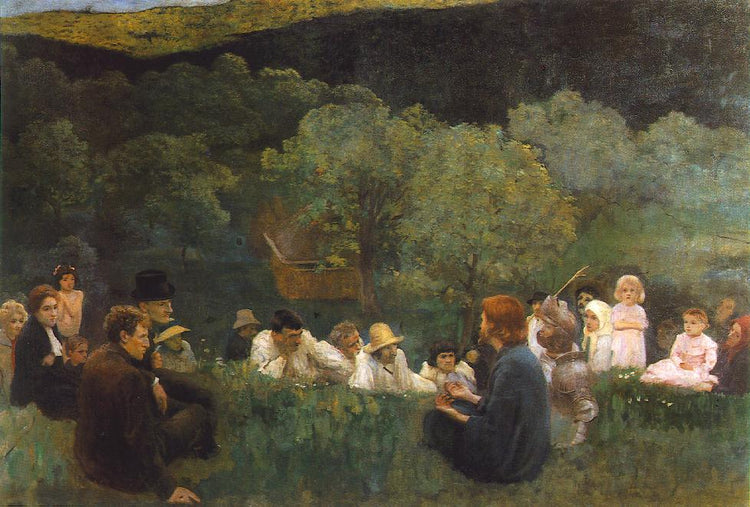 Sermon on the Mountain - Karoly Ferenczy