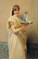Servant by Jules Joseph Lefebvre — hand-painted portrait oil painting reproduction on canvas