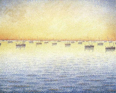 Setting Sun. Sardine Fishing. Adagio in study