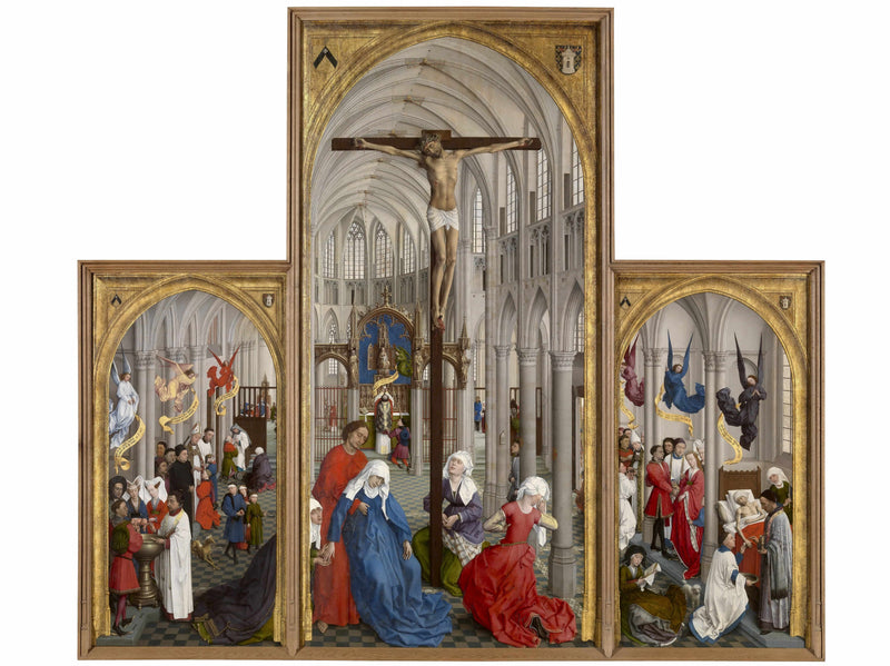 Seven Sacraments Altarpiece on gallery wrap