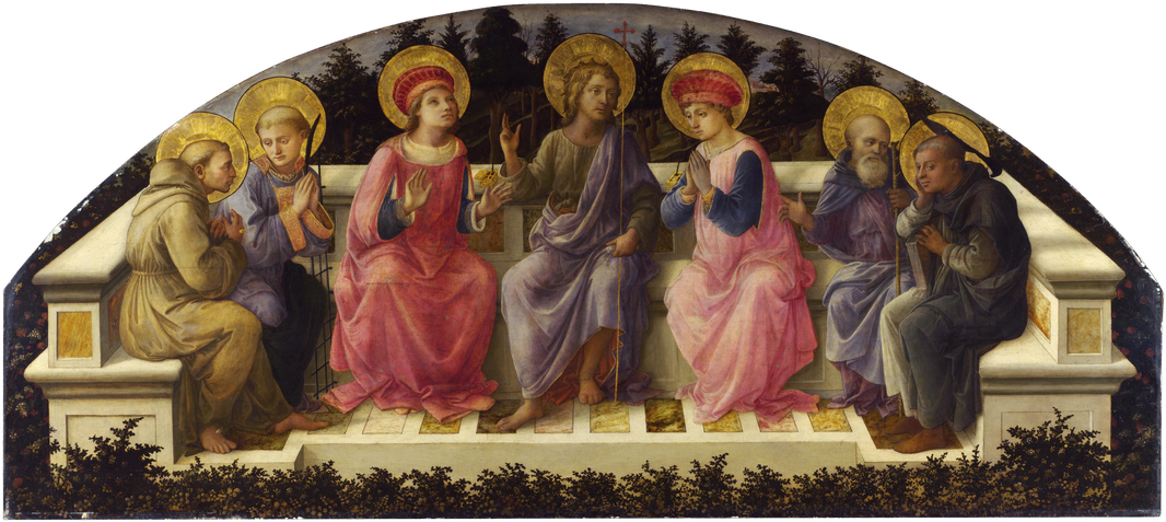 Seven Saints by Filippo Lippi, hand-painted cultural oil painting reproduction on canvas