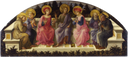 Seven Saints by Filippo Lippi, religion oil painting wall art, Early Renaissance