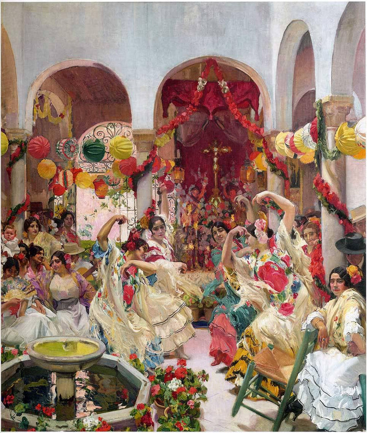Seville, the Dance by Joaquín Sorolla — hand-painted cultural oil painting reproduction on canvas
