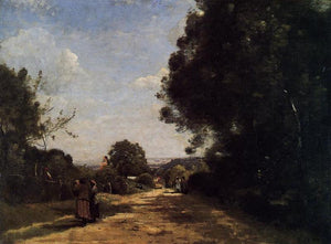 Sevres Brimborion View toward Paris - Camille Corot