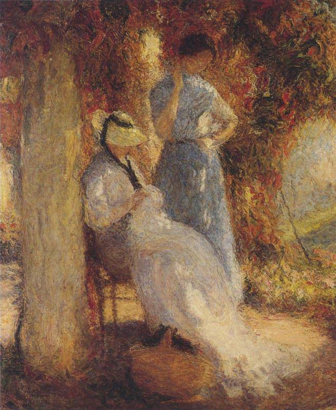 Sewing at Marquayrol - Henri Martin