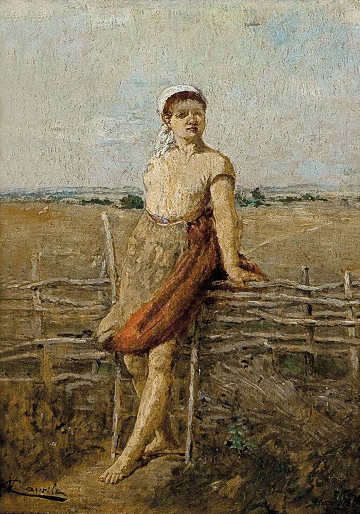 Shepherdess - Vincenzo Caprile