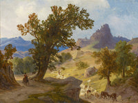 Shepherds below Cervara in Latium