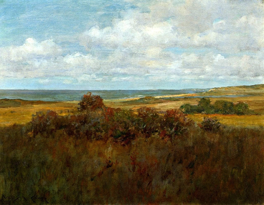 Shinnecock Landscape by William Merritt Chase — hand-painted botanical oil painting reproduction on canvas