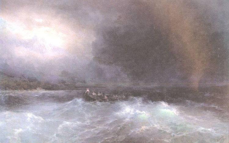 Ship At Sea - Ivan Aivazovsky