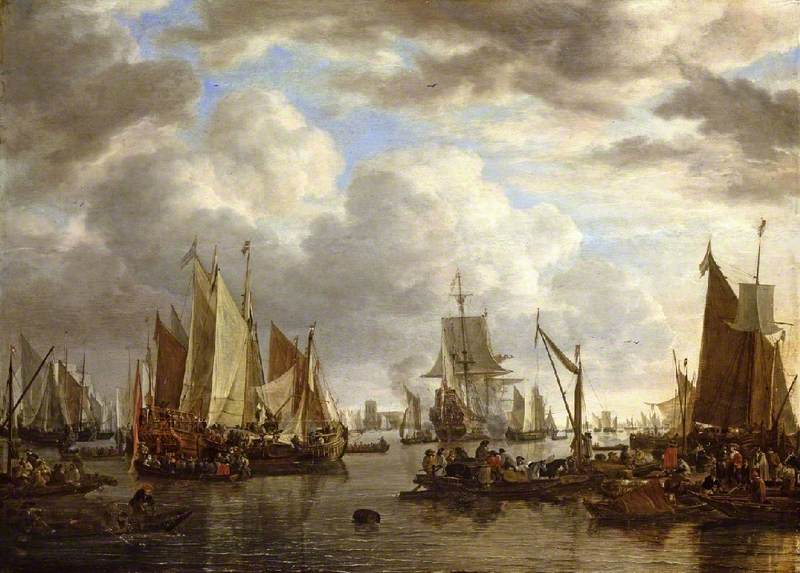 Shipping Before Dordrecht - Simon de Vlieger