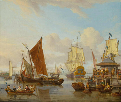 Shipping off Amsterdam in entryway