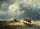 Ships In A Storm On The Dutch Coast in home office
