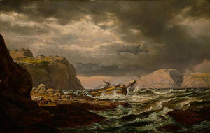 Shipwreck on the Coast of Norway - Johan Christian Dahl