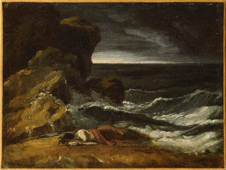 Shipwreck on gallery wrap