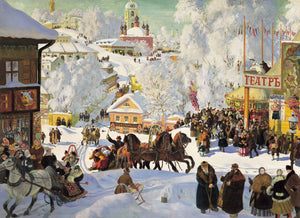 Shrove-Tide - Boris Kustodiev