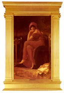 Sibyl by Frederic Leighton — female oil painting wall art, Academicism