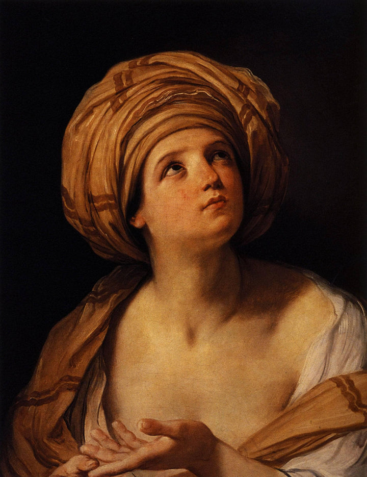 Sibylle by Guido Reni — hand-painted portrait oil painting reproduction on canvas