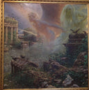 Sic Transit... (Right Panel) by Adolf Hirémy-Hirschl — hand-painted landscape oil painting reproduction on canvas