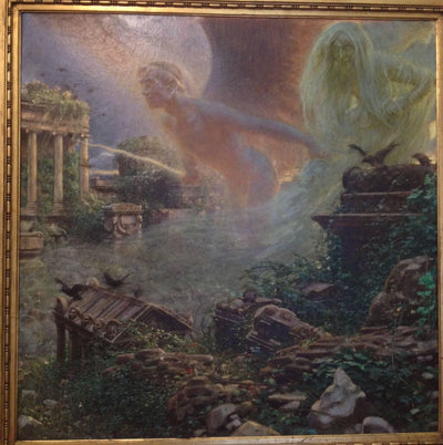 Sic Transit... (Right Panel) by Adolf Hirémy-Hirschl — oil painting reproduction