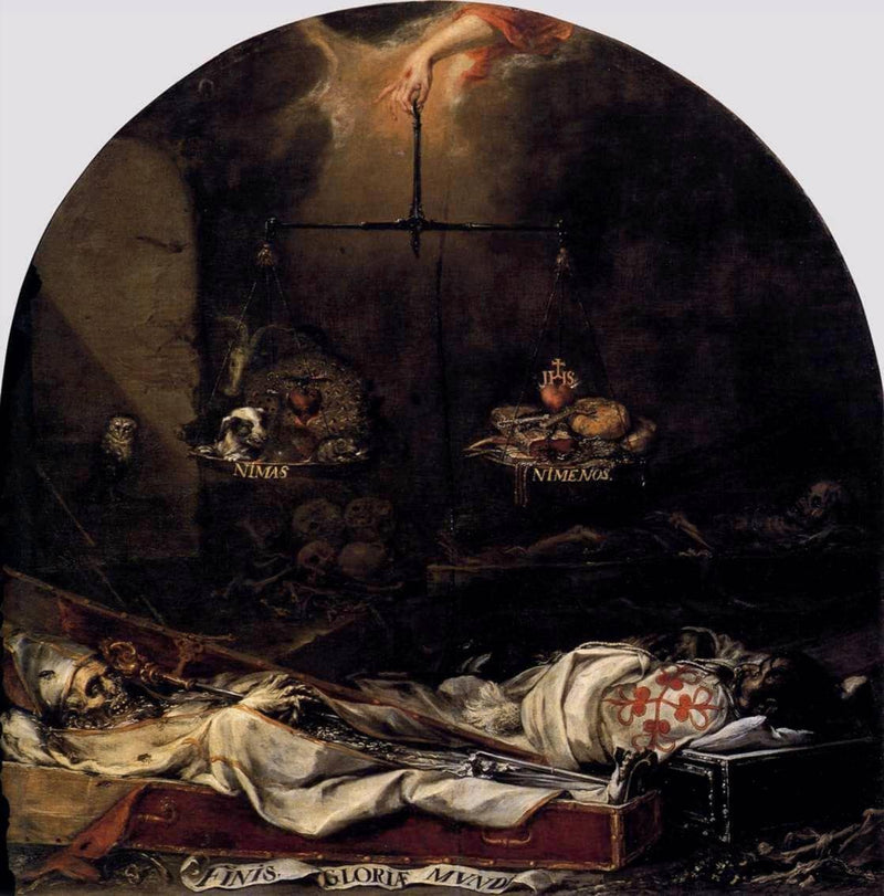 Sic transit gloria mundi (The End of Worldly Glory) on gallery wrap