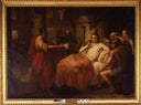 Sick Alexander by Domenico Induno — group oil painting wall art, Romanticism