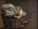 Sick woman by Jan Steen — male oil painting wall art, Baroque