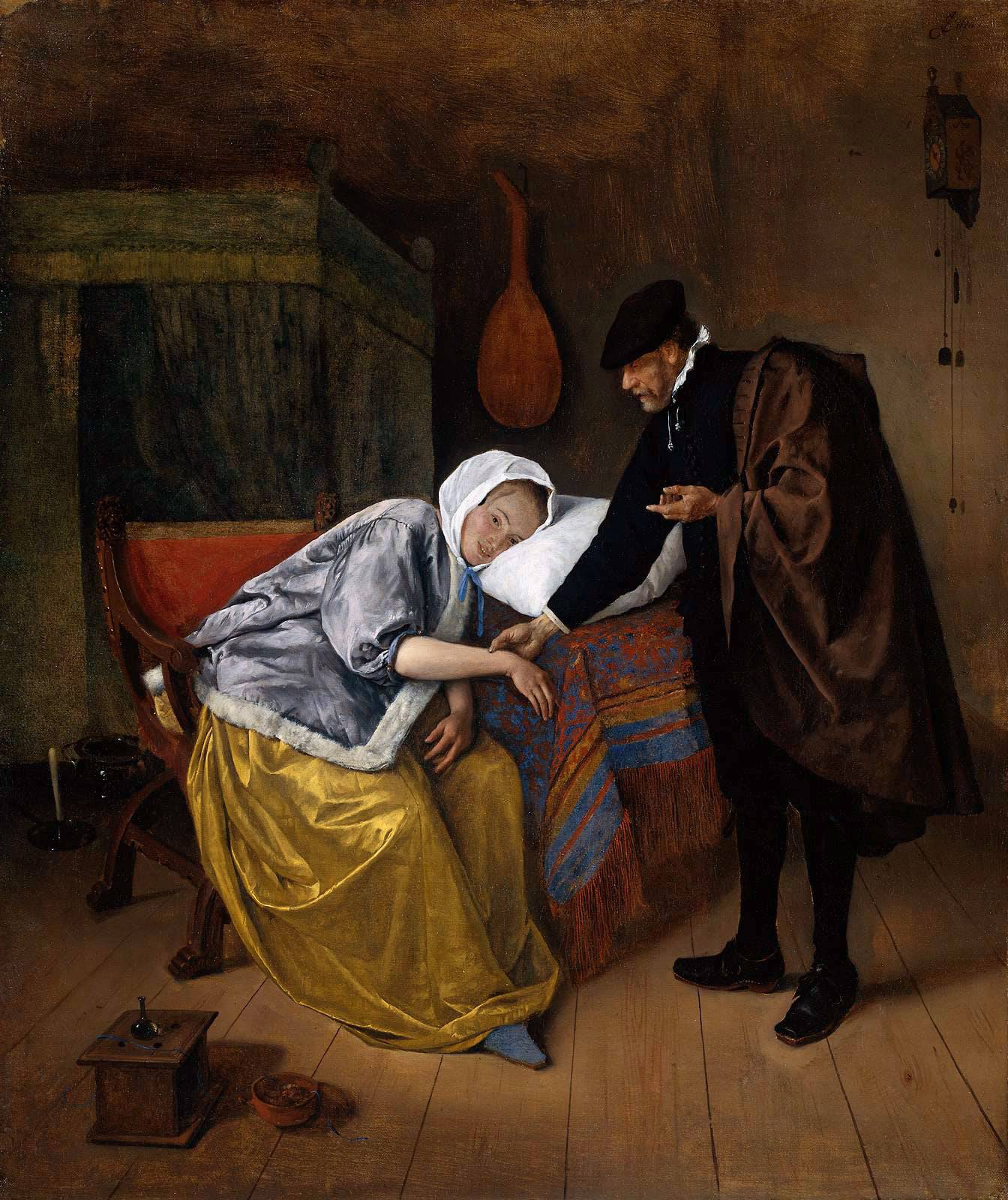 Sick woman - Jan Steen