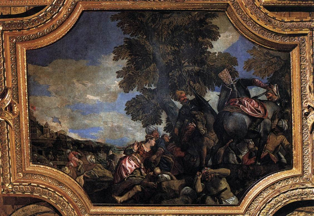 Siege of Scutari by Paolo Veronese — hand-painted cultural oil painting reproduction on canvas